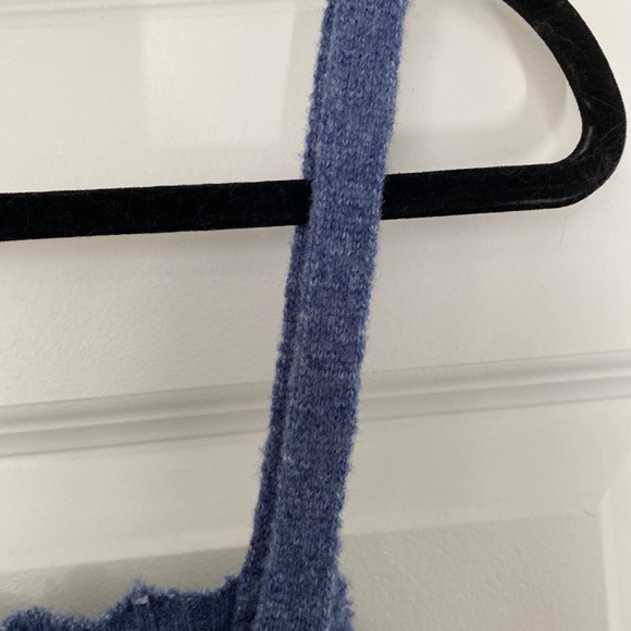 OAK + FORT - fuzzy wool blend sweater crop top size medium - Picture 4 of 7